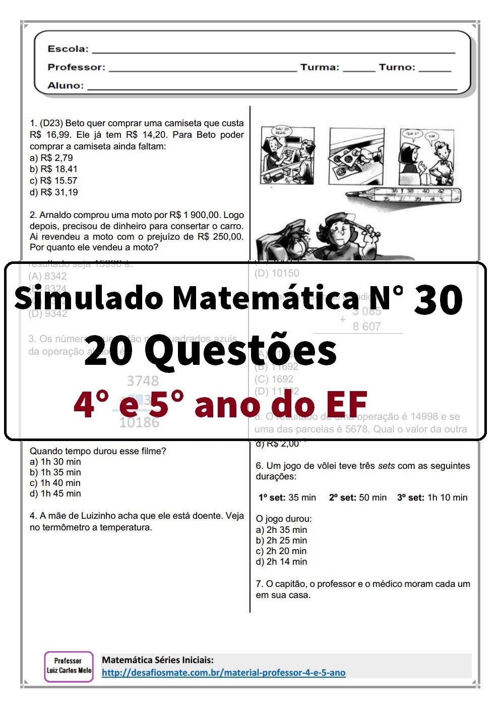 Simulado 30 Prof. Luiz Carlos Melojpg Page1