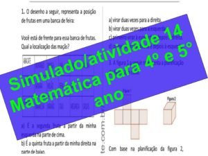Simulado2Fatividade 14 Matemática para 4º e 5° ano