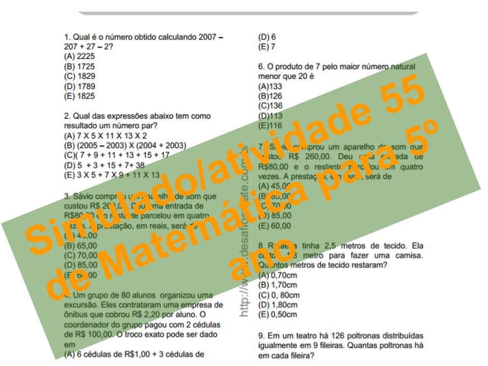 Início - new 41 simulado 21 2