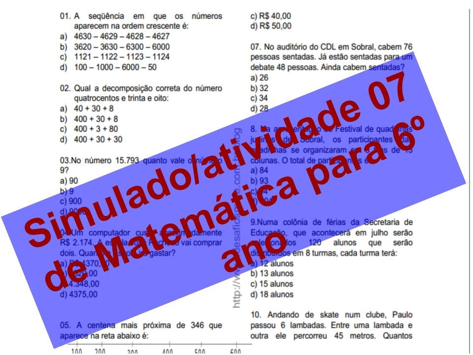Início - new 37 simulado 7