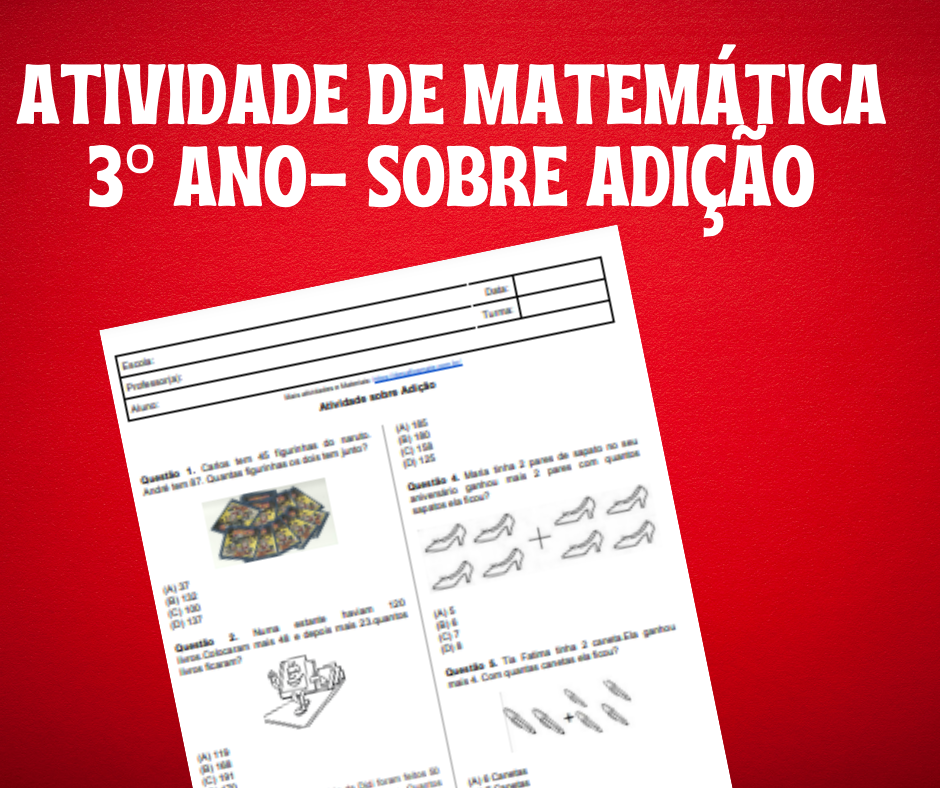 Início - new 68 Atividade de Matematica 3o Ano Sobre Adicao