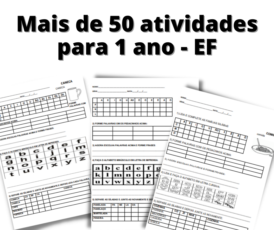 Início - new 56 Mais de 50 atividades para 1 ano