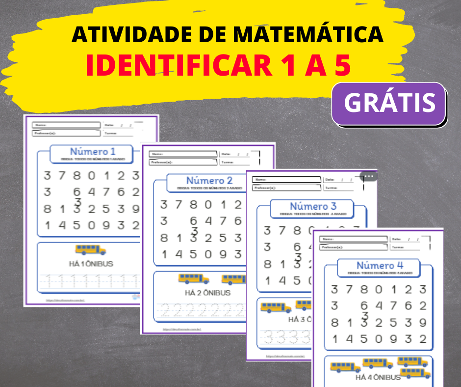 Início - new 43 IDENTIFICAR NUMERIOS DE 1 A 5
