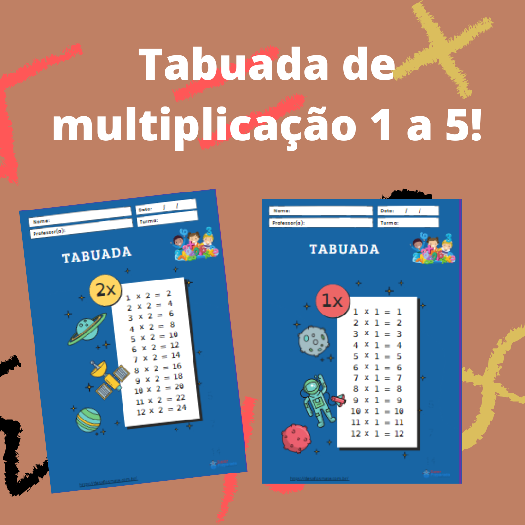 09.Tabuada de multiplicacao 1 a 5