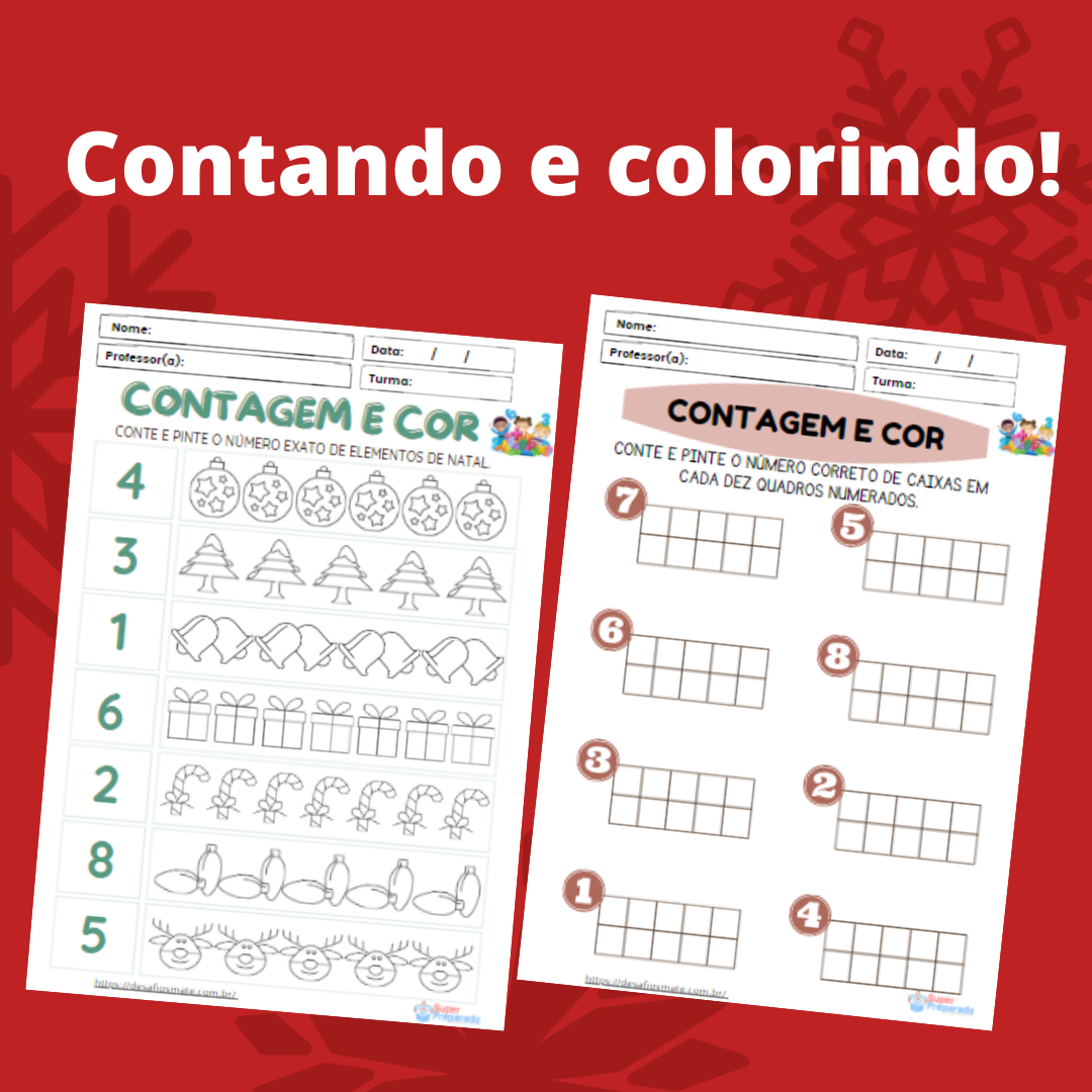 44.Contando e colorindo