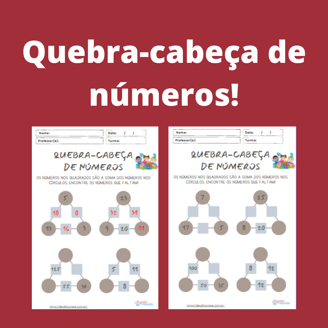 67.Quebra cabeca de numeros