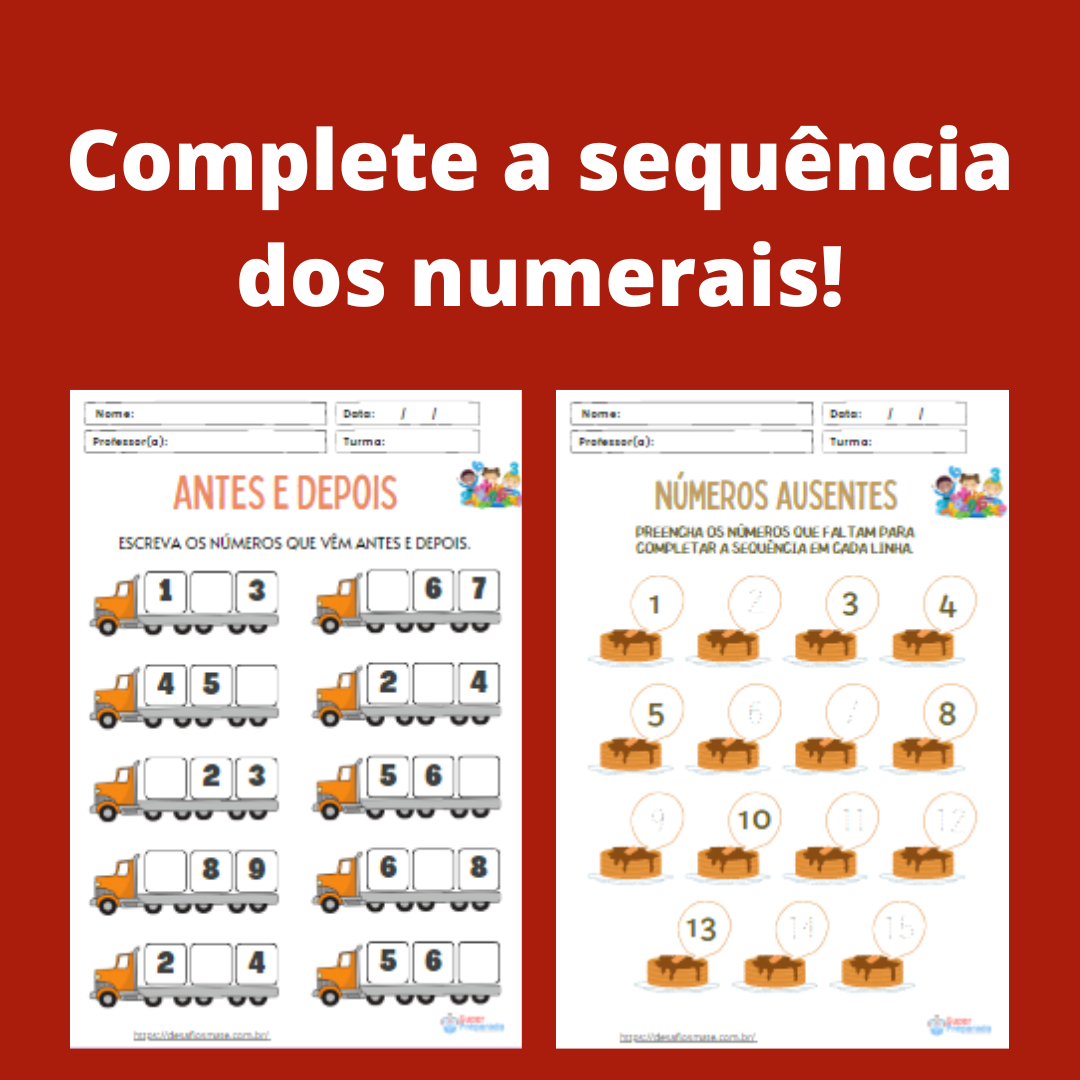Início - new 23 70.Complete a sequencia dos numerais