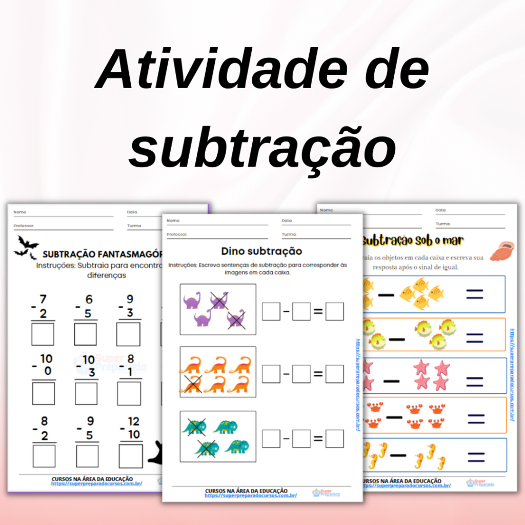 Atividade de subtracao