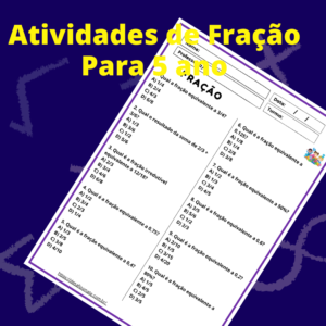 01. Atividades de Fracao Para 5 ano