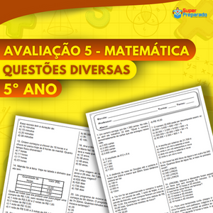 avaliacao 5 matematica 5y ano