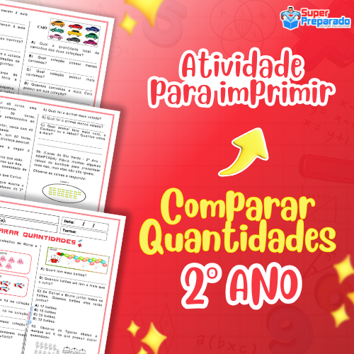 Atividade de Comparar Quantidades 2o Ano 1