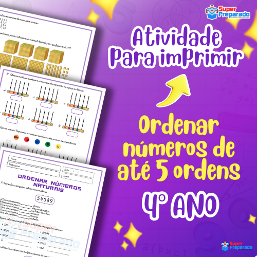 Início - new 125 atividade de ordenar numeros de ae 5 ordens 4y ano