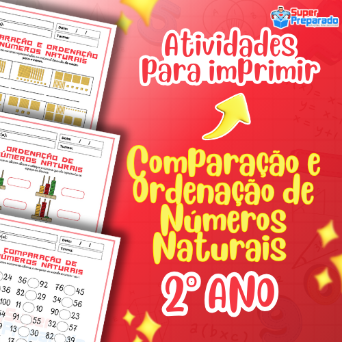 atividades de comparacao e ordenacao de numeros 2y ano