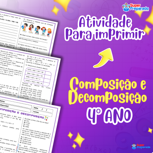 composicao e decomposicao atividade 4y ano