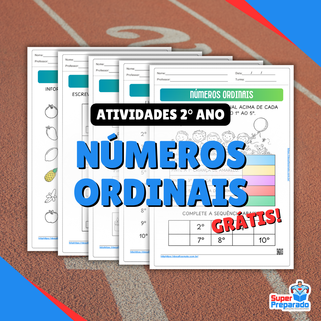 Início - new 97 Atividades de Numeros Ordinais para 2° Ano do Ensino Fundamental